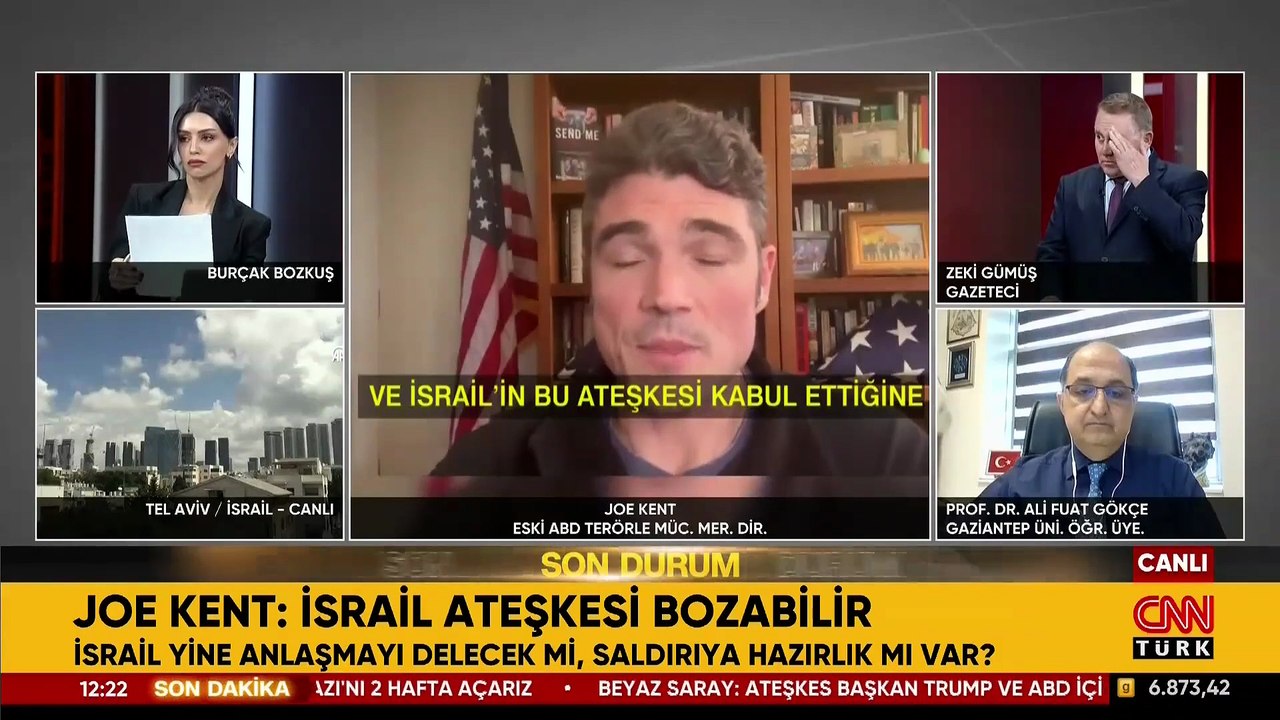 Eski ABD’li direktörden dikkat çeken uyarı: “Ateşkes fikri iyi ama İsrail’e dikkat!”