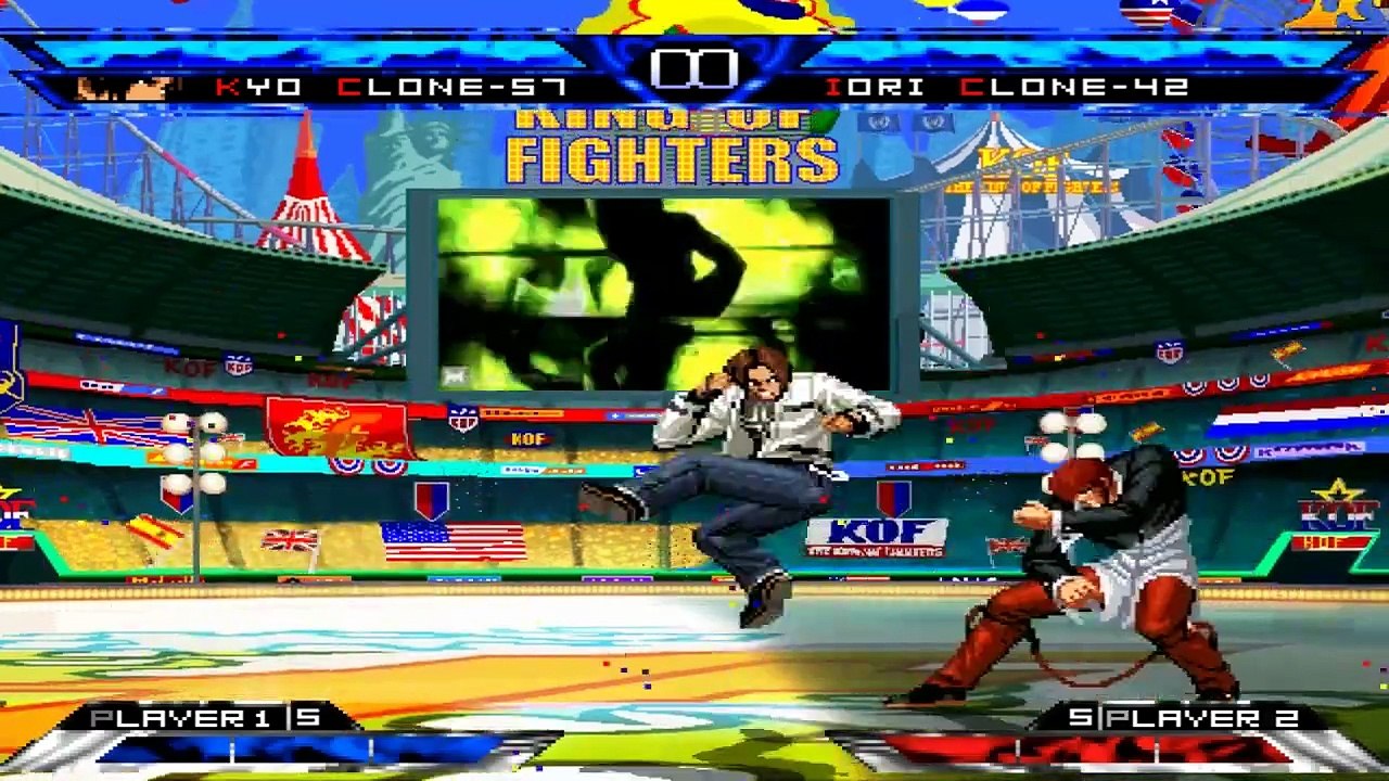 Kyo Clone-57 VS. Iori Clone-42