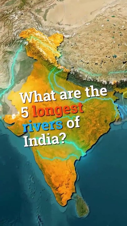 Top five Longest river in india