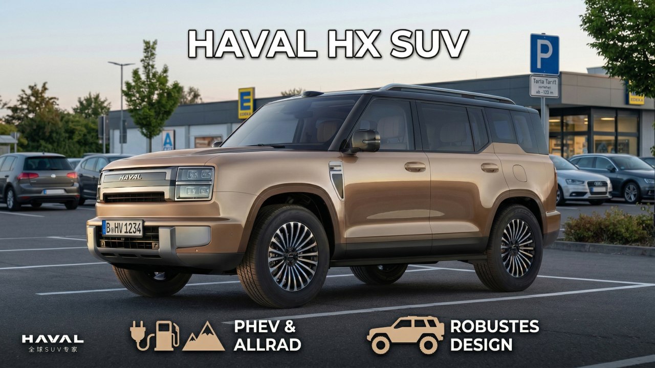 Haval HX SUV: Flaggschiff von Great Wall Motor zeigt Muskeln