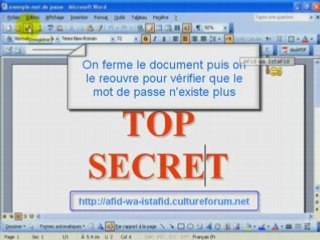 Mot de passe Word - Mission Possible