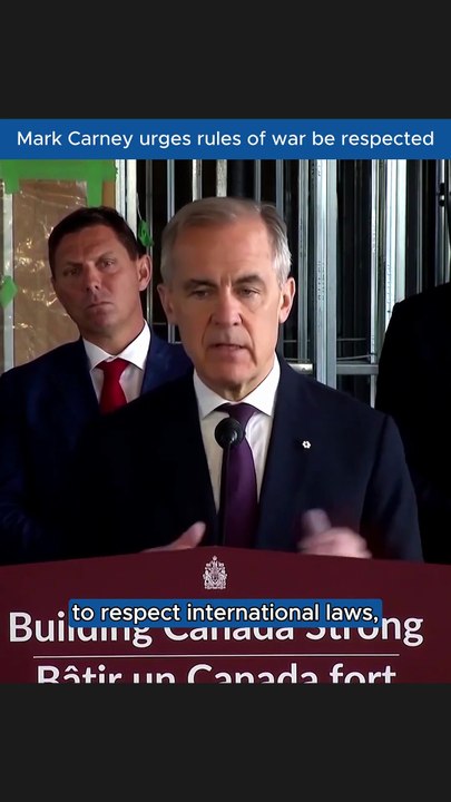 Mark Carney on Trump Iran Statement and War Laws