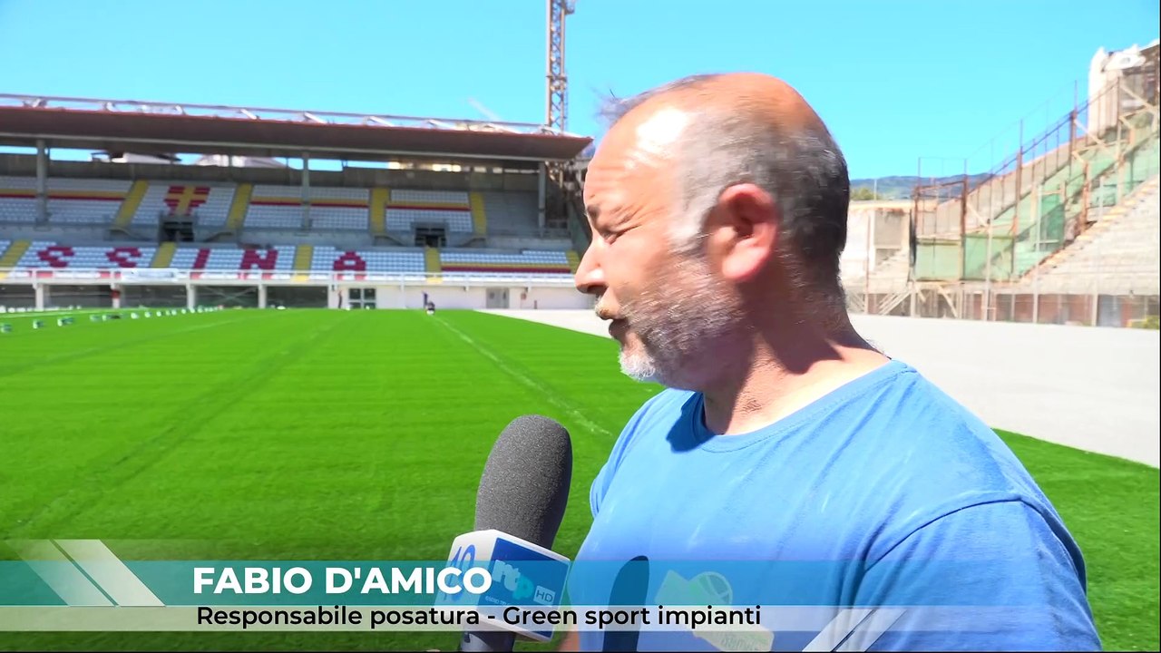 Stadio Celeste, ecco il nuovo prato