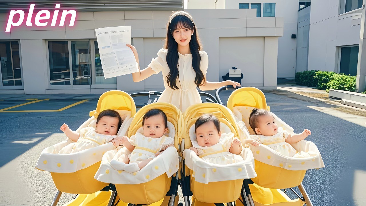 Une fille amnésique donne naissance à des quintuplés, le PDG les ramène chez lui et les chouchoute