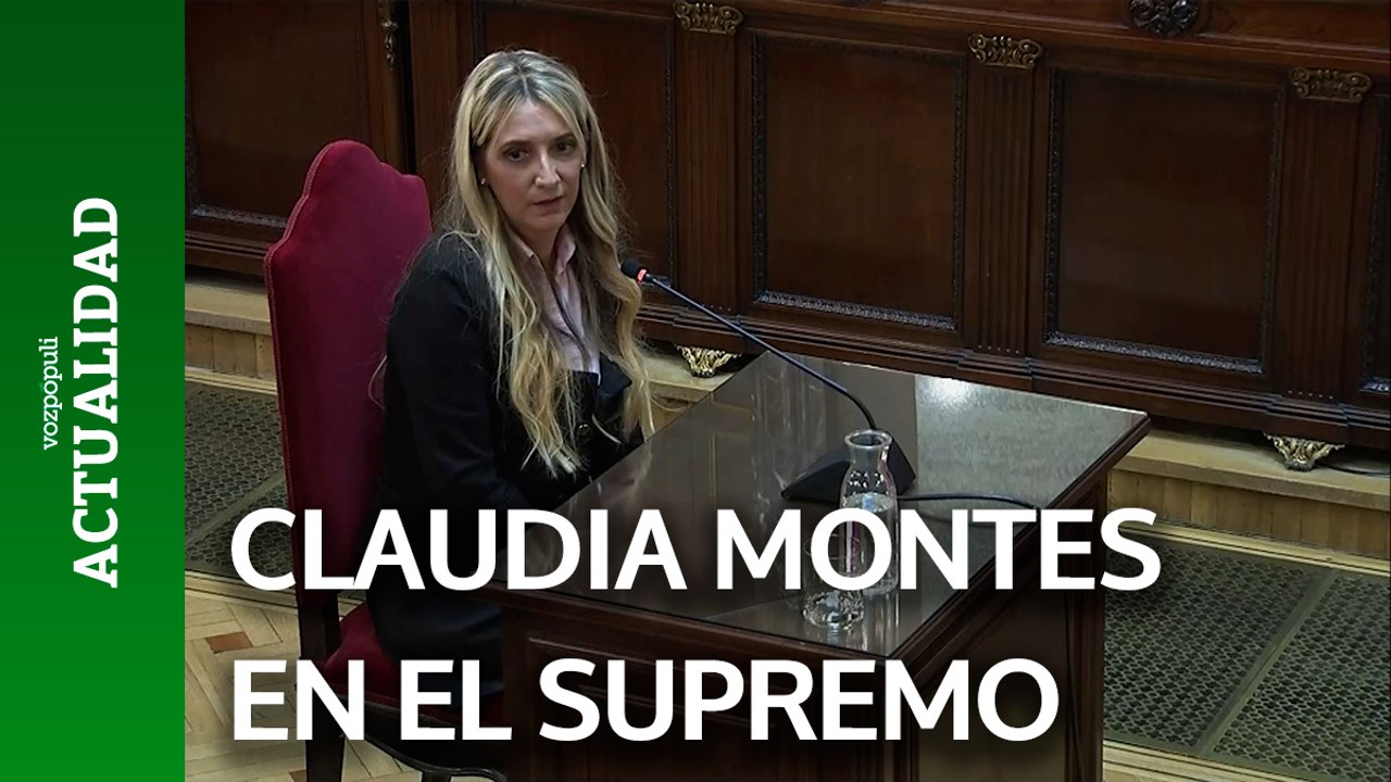 Claudia Montes, ante el Supremo: "Ábalos nunca me dijo 'Oye, te he enchufado'"