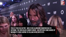 Keanu Reeves gives out advice to aspiring movie stars