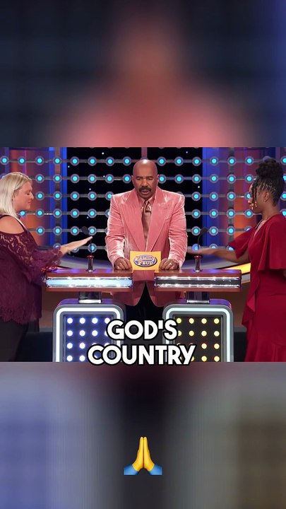No One Can Name “God’s Country” and Steve Loses It on Family Feud