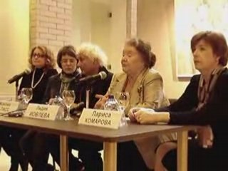 State Tretiakov, G. de Pass, confér.Presse, Lidia Iyouleva