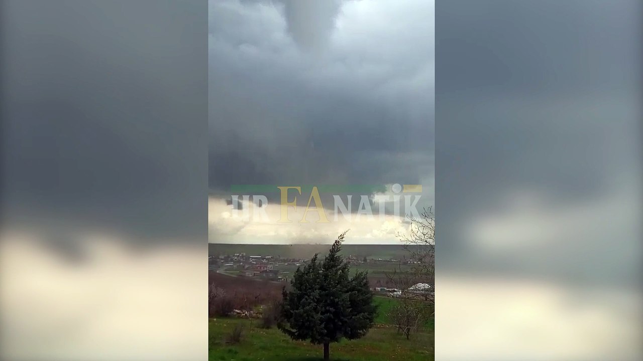 Şanlıurfa’da Hortum Anı Kameraya Yansıdı!