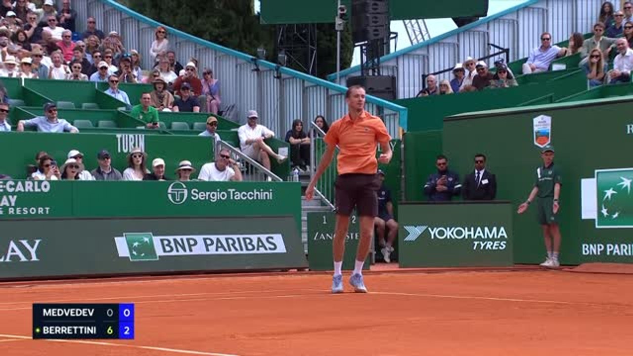 Monte Carlo - La terrible défaite de Medvedev