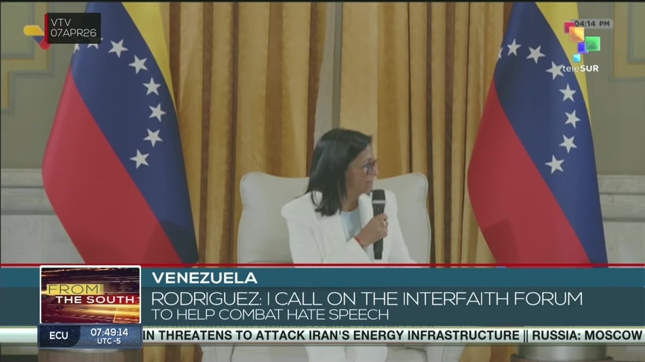 Venezuela | Act. Pres. Rodriguez calls on religious leaders to unite for peace