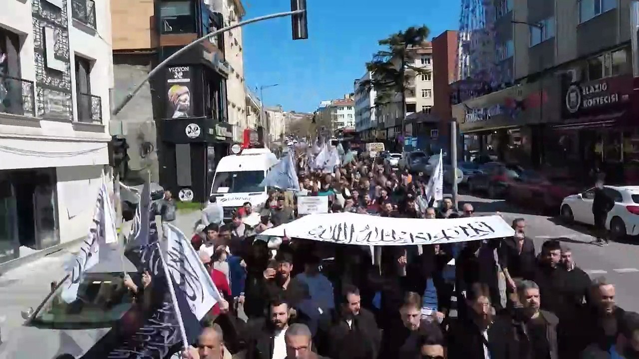 "Aksa'yı Kurtarın! ABD'ye Karşı Durun!" Basın Açıklaması ve Yürüyüş - İstanbul
