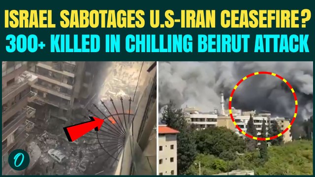 Israel CARPET BOMBS Beirut BREAKING: Iran, Hezbollah FURIOUS As 300+ KILLED in IDF Chilling Attack