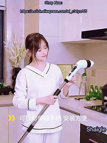 9-in-1 Electric Cleaning Brush Wireless Spin Scrubber for Kitchen & Bathroom | Deep Cleaning Hack