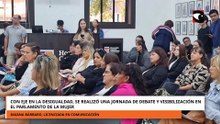 Con eje en la desigualdad, se realizó jornada de debate en el Parlamento de la Mujer