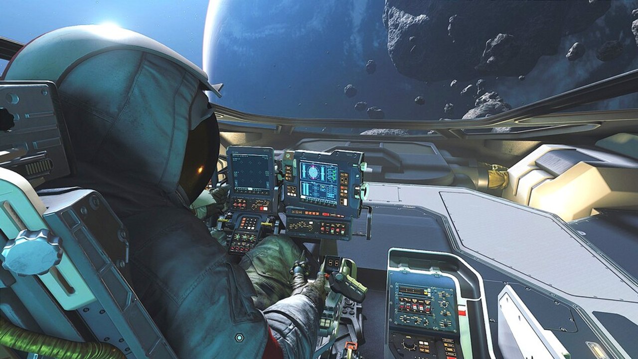 Starfield: Wir kochen uns einen Kaffee und plaudern, während unser Schiff uns zum Ziel bringt