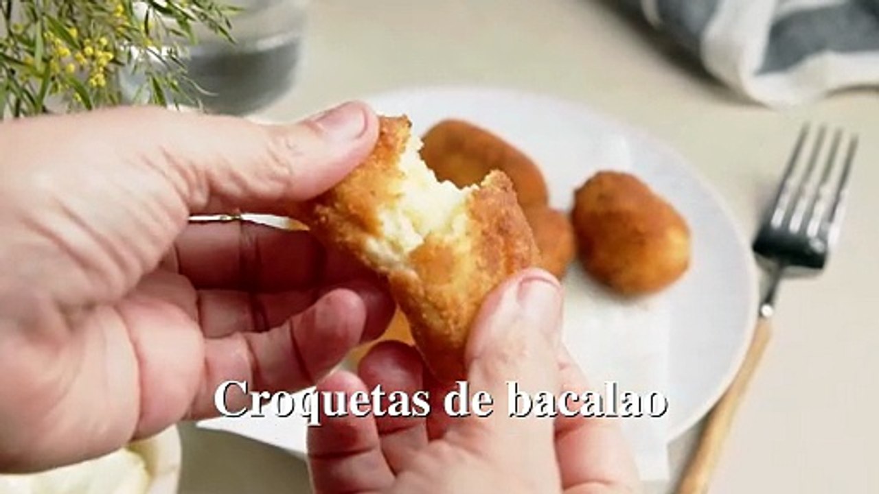Croquetas de bacalao y huevo duro