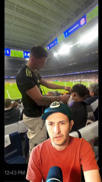 ✂️ Il se fait couper les cheveux au Bernabeu 🤬 #real #realmadrid #bernabeu