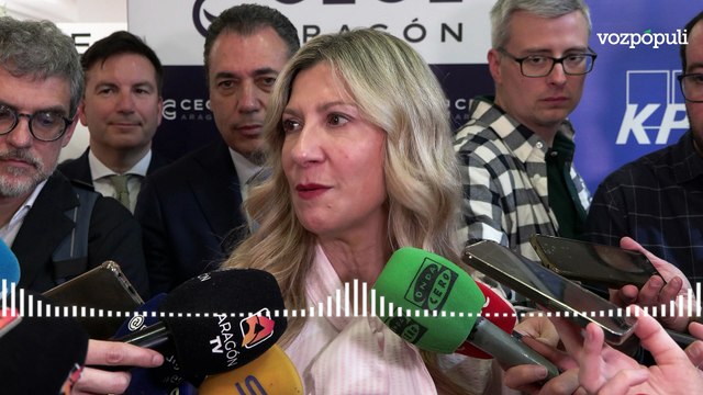 Mar Vaquero asegura que hay voluntad de acuerdo con Vox en Aragón