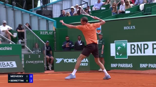 Medvedev obliterates racket in double bagel defeat