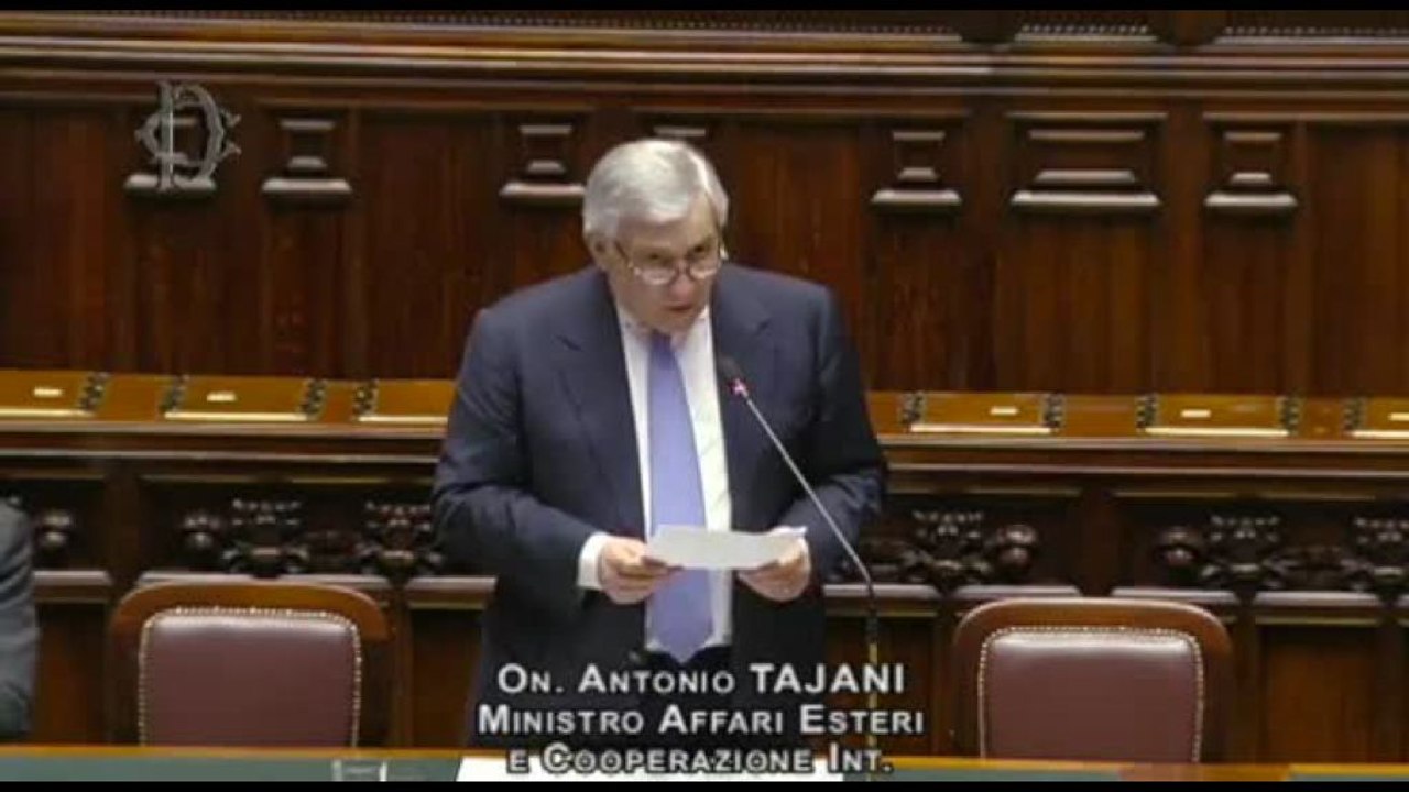 Tajani: a Israele messaggio chiaro, ritiri legge su pena di morte