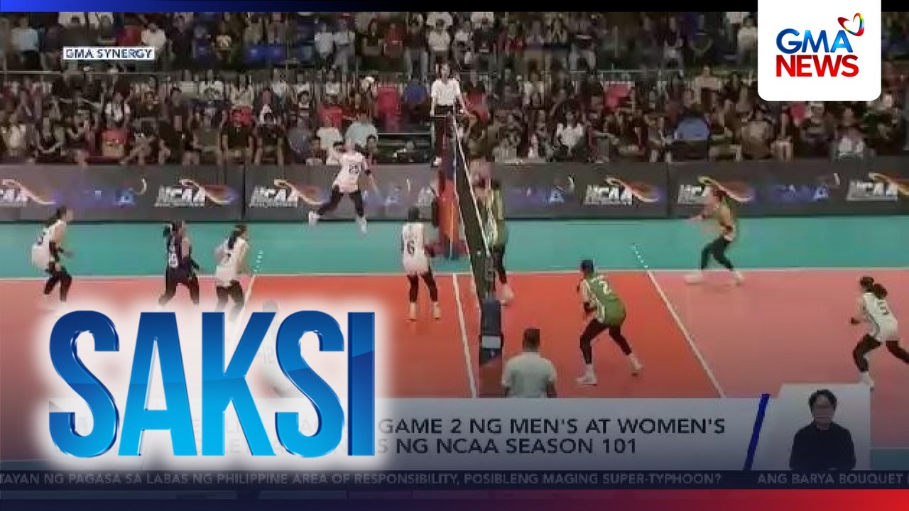 Benilde, wagi sa game 2 ng men's at women's volleyball finals ng NCAA Season 101 | Saksi
