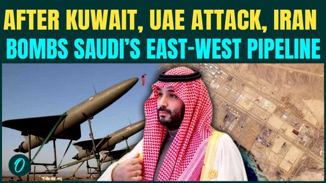 Iran BOMBS Saudi Oil Pipeline BREAKING: After Kuwait and UAE, Iran Drone POUNDS East-West Pipeline