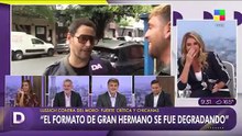 Lussich apuntó contra Del Moro por el derrumbe de Gran Hermano: "Lo conduce desde la soberbia"