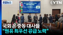 국회 온 중동 대사들 "원유 최우선 공급 노력"...이란 측 "한국 피해 유감" / YTN