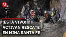 Localizan con vida a minero tras 13 días atrapado en Sinaloa; inicia rescate de Francisco