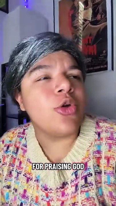 Is this grandmas version of being supportive I cant tell