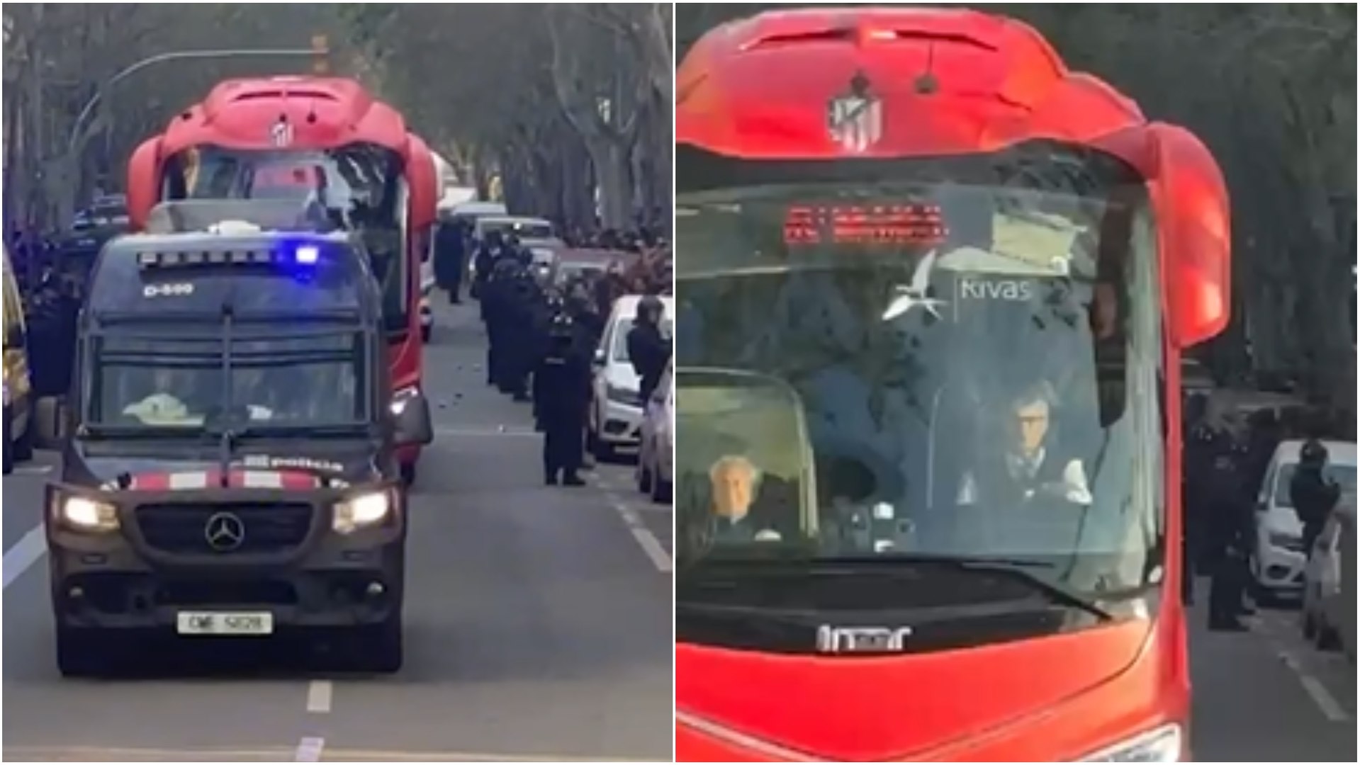 El Atlético, apedreado otra vez en el Camp Nou