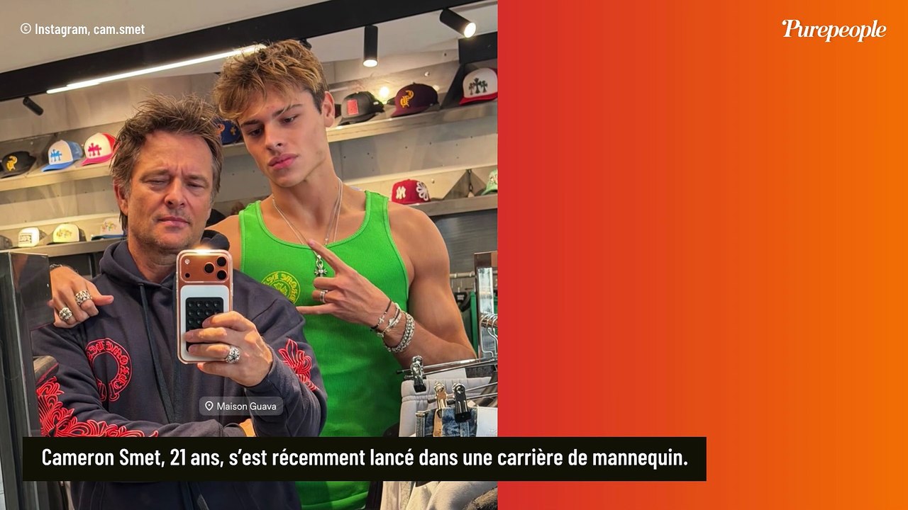 Cameron Smet mannequin à 21 ans : le fils de David Hallyday et Alexandra Pastor fait la fierté de ses parents