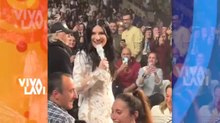 Laura Pausini interrumpe su show tras ver a fan 'alcoholizado'