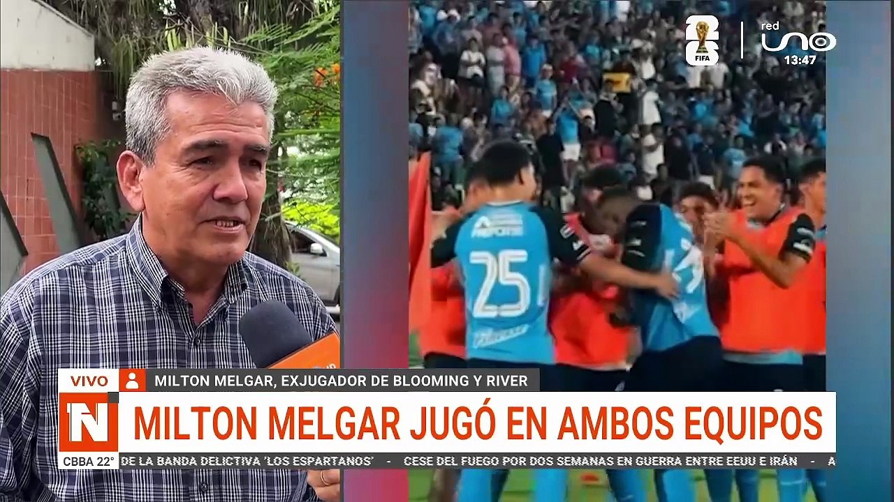 MILTON MELGAR JUGÓ EN AMBOS EQUIPOS