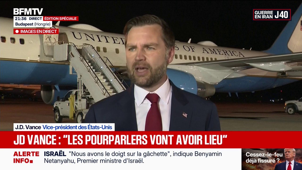 “Si les négociations échouent à cause du Liban, qui n’est pas du tout en jeu, c’est le choix des Iraniens”, affirme J.D. Vance, vice-président des États-Unis