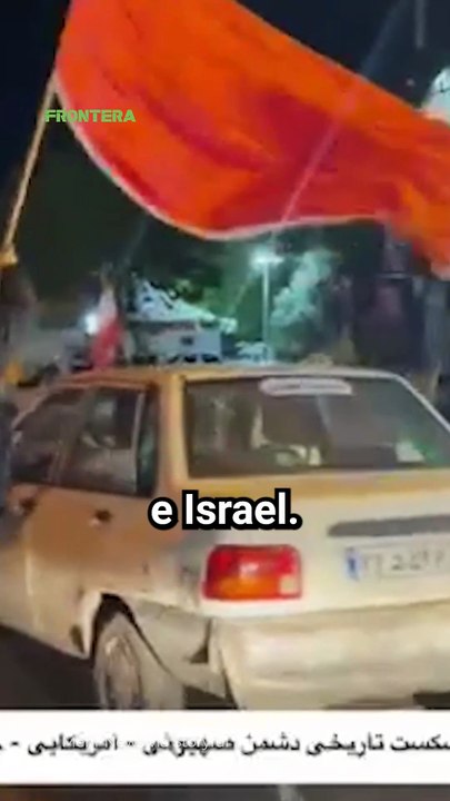 Festejos en Teherán tras la tregua con Estados Unidos e Israel 🇺🇸🇮🇱