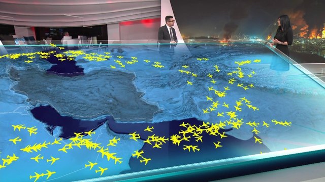 150 سفينة عالقة في الخليج العربي.. وعودة حركة الطيران في المنطقة تدريجيا