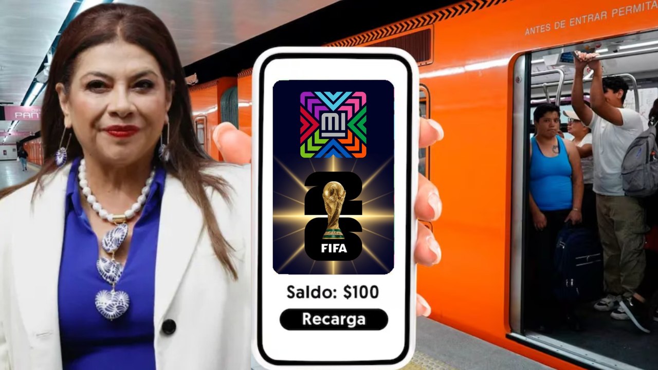 CDMX tendrá tarjetas de transporte público especiales para el Mundial 2026; Clara Brugada la presenta