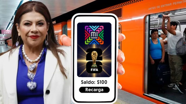 CDMX tendrá tarjetas de transporte público especiales para el Mundial 2026; Clara Brugada la presenta