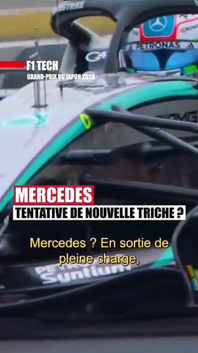 L’aileron avant amovible de Mercedes | F1 tech #Formule1 #Mercedes #F12026 #Antonelli