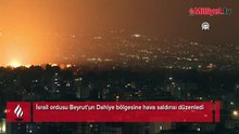 İsrail ordusu Beyrut'un Dahiye bölgesine hava saldırısı düzenledi