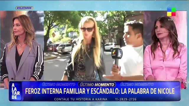 El palito de Nicole Neumann a Fabián Cubero en medio de la internación de su hija: Tiene que...