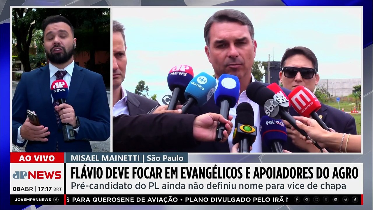 Flávio Bolsonaro segue em busca de vice e deve focar campanha em evangélicos e apoiadores do agro