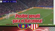 ¿Fue penalti de Pubill? La jugada más polémica del Barcelona - Atlético de Madrid
