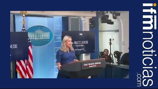 La portavoz de la Casa Blanca, Karoline Leavitt, confirmó que el fin de semana habrá diálogos en persona con Irán