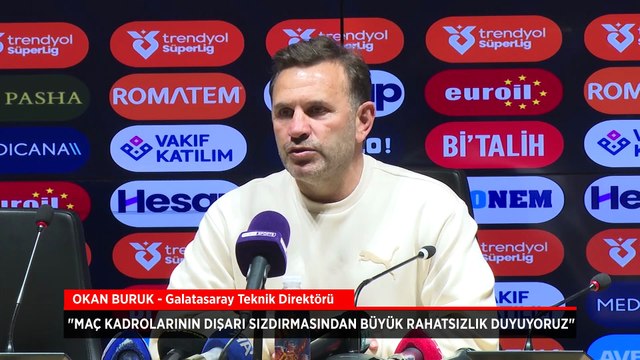Galatasaray Teknik Direktörü Okan Buruk: İçimizde hainler var