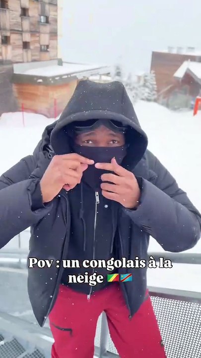 Pov : un congolais à la neige