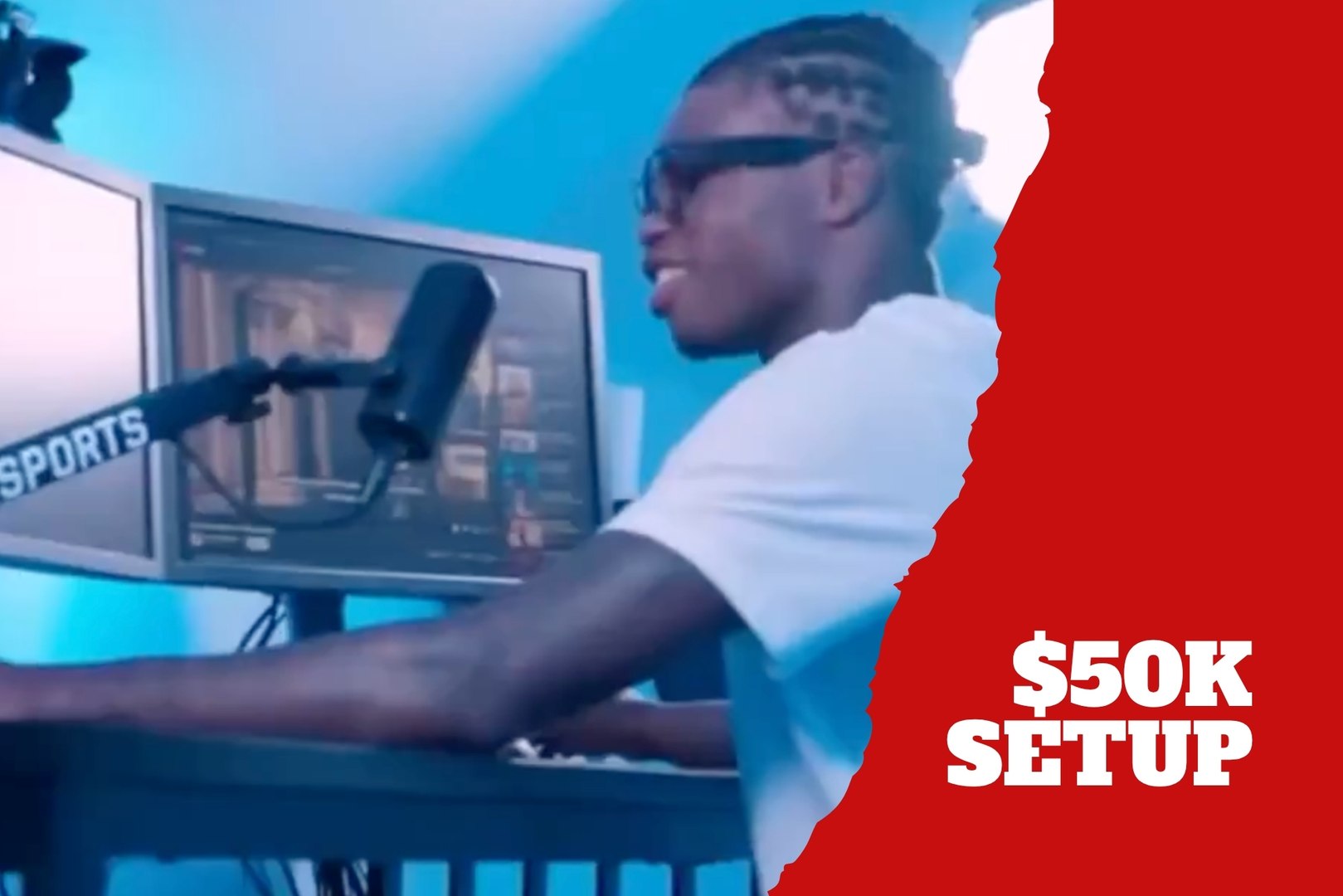Travis Hunter presume su increíble setup gamer de $50K
