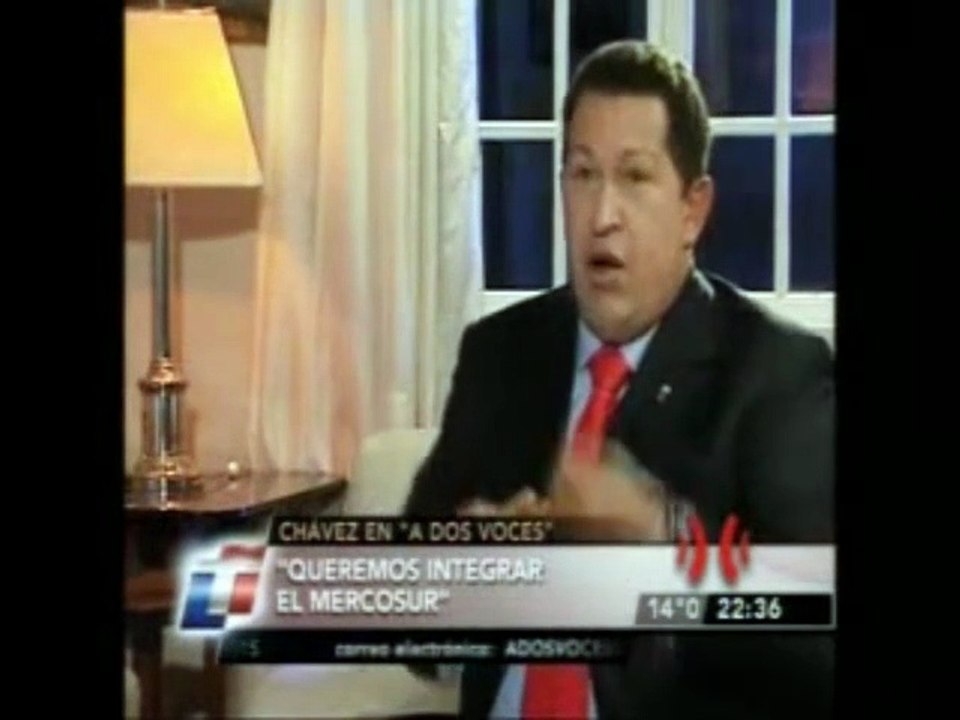 Hugo Chávez en A dos voces (08/08/2007)